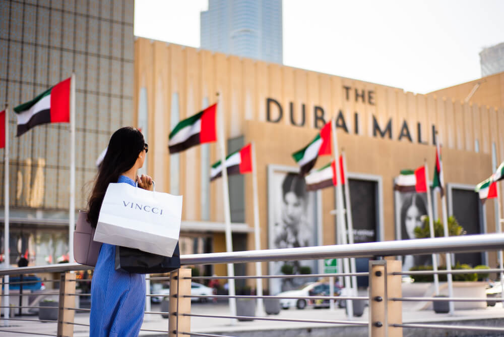Dubai Mall, located in downtown Dubai