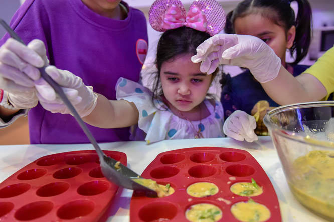 Live Cooking Sessions in Sharjah Children’s Reading Festival 2022