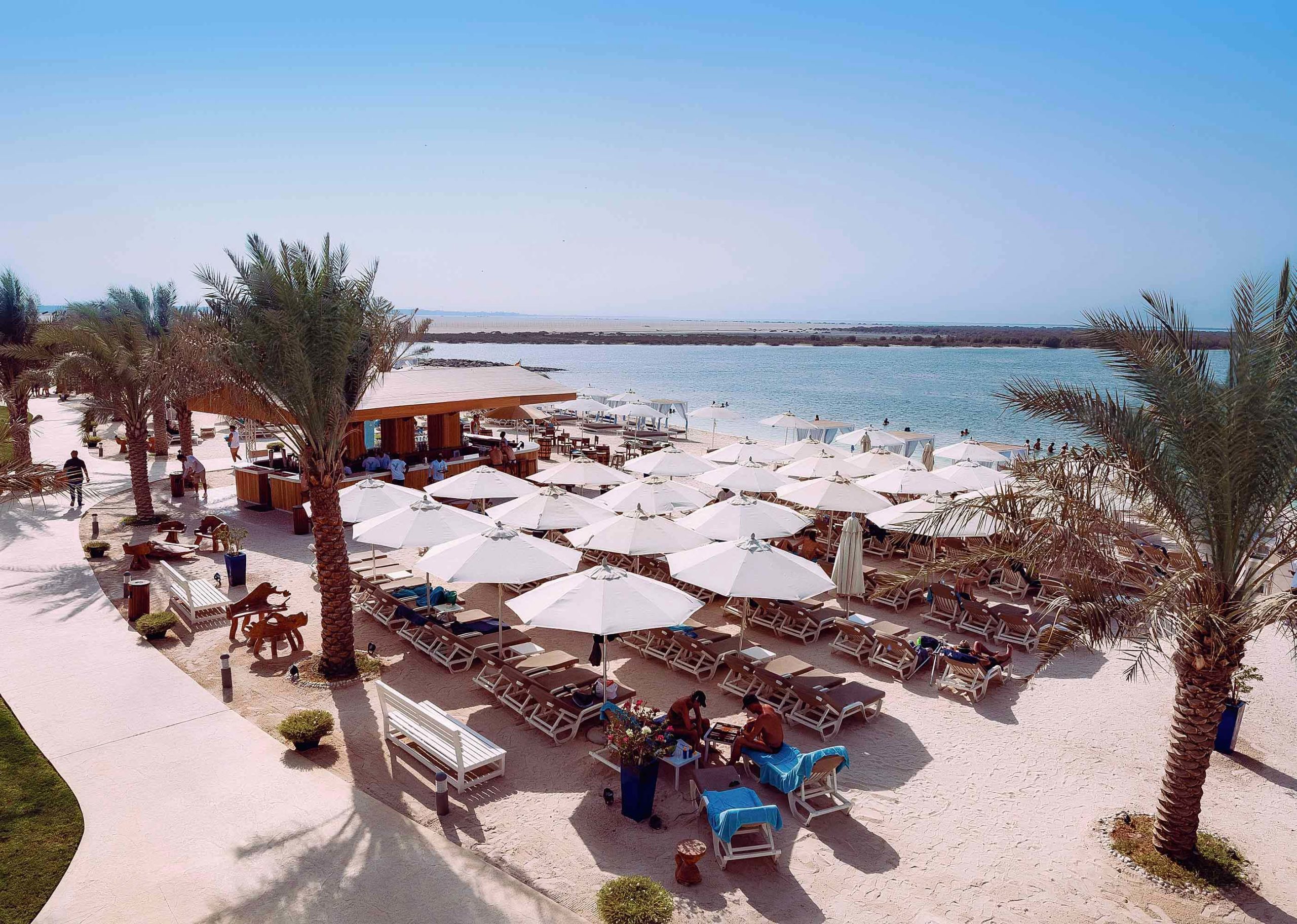 Yas Island Beach in Yas Island Abu Dhabi