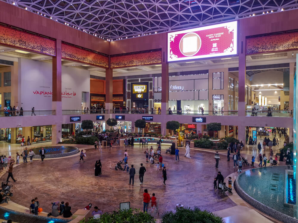 Yas Mall in Yas Island Abu Dhabi