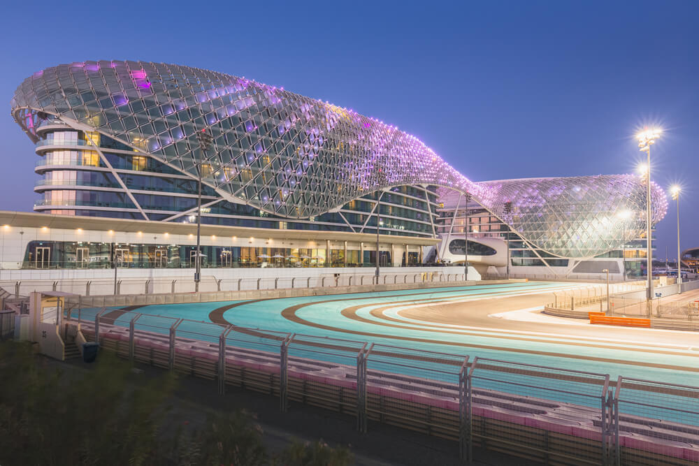 Yas Marina Circuit in Yas Island Abu Dhabi