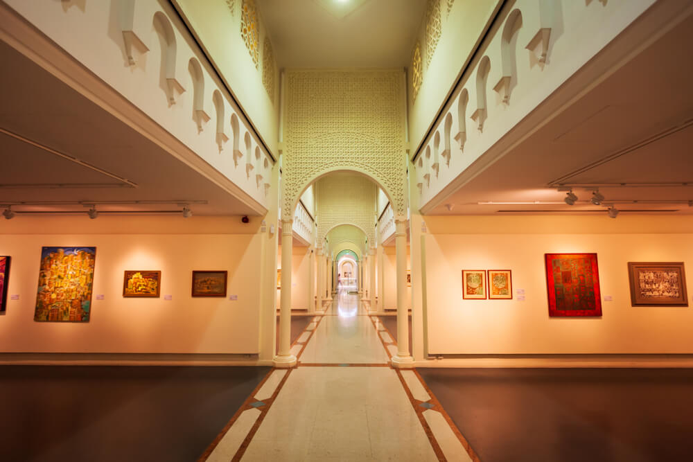 Sharjah Art Museum - one of the biggest museums in the UAE