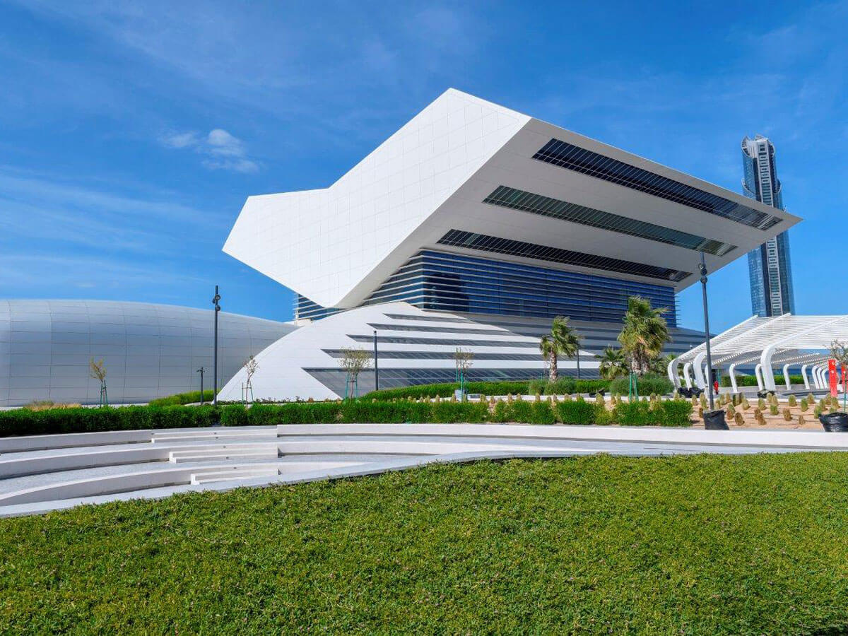 Architectural Feature of Mohammed bin Rashid Library in Dubai