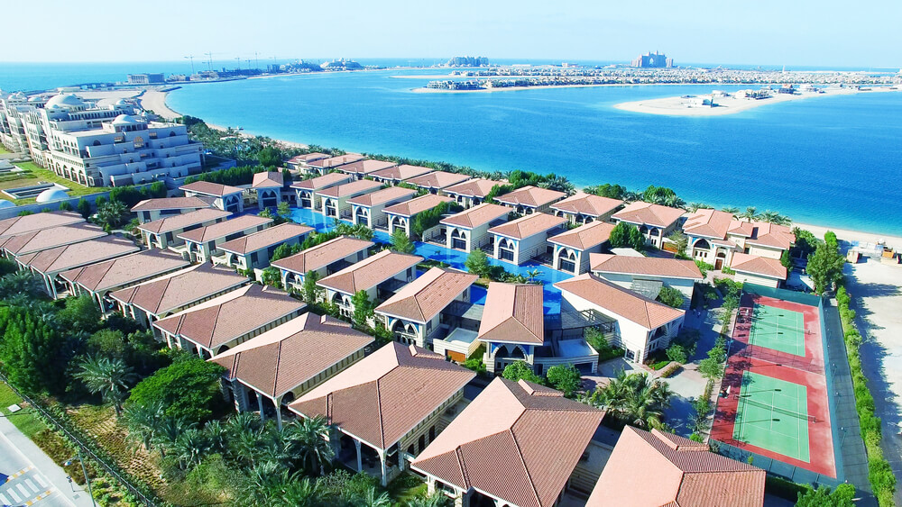 Sea View Apartments in Dubai Palm Jumeirah is an artificial island 