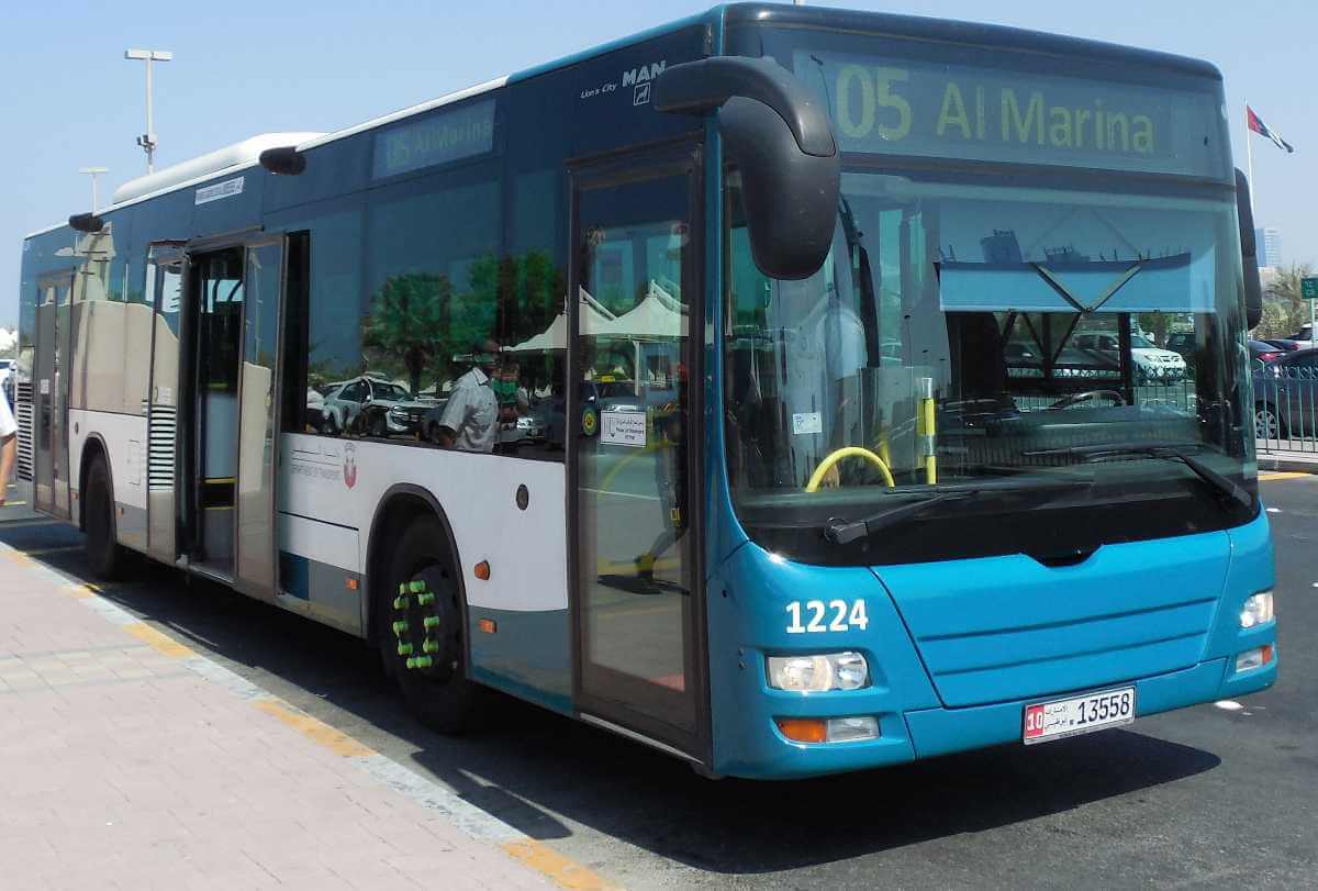 Abu Dhabi to Sharjah Buses