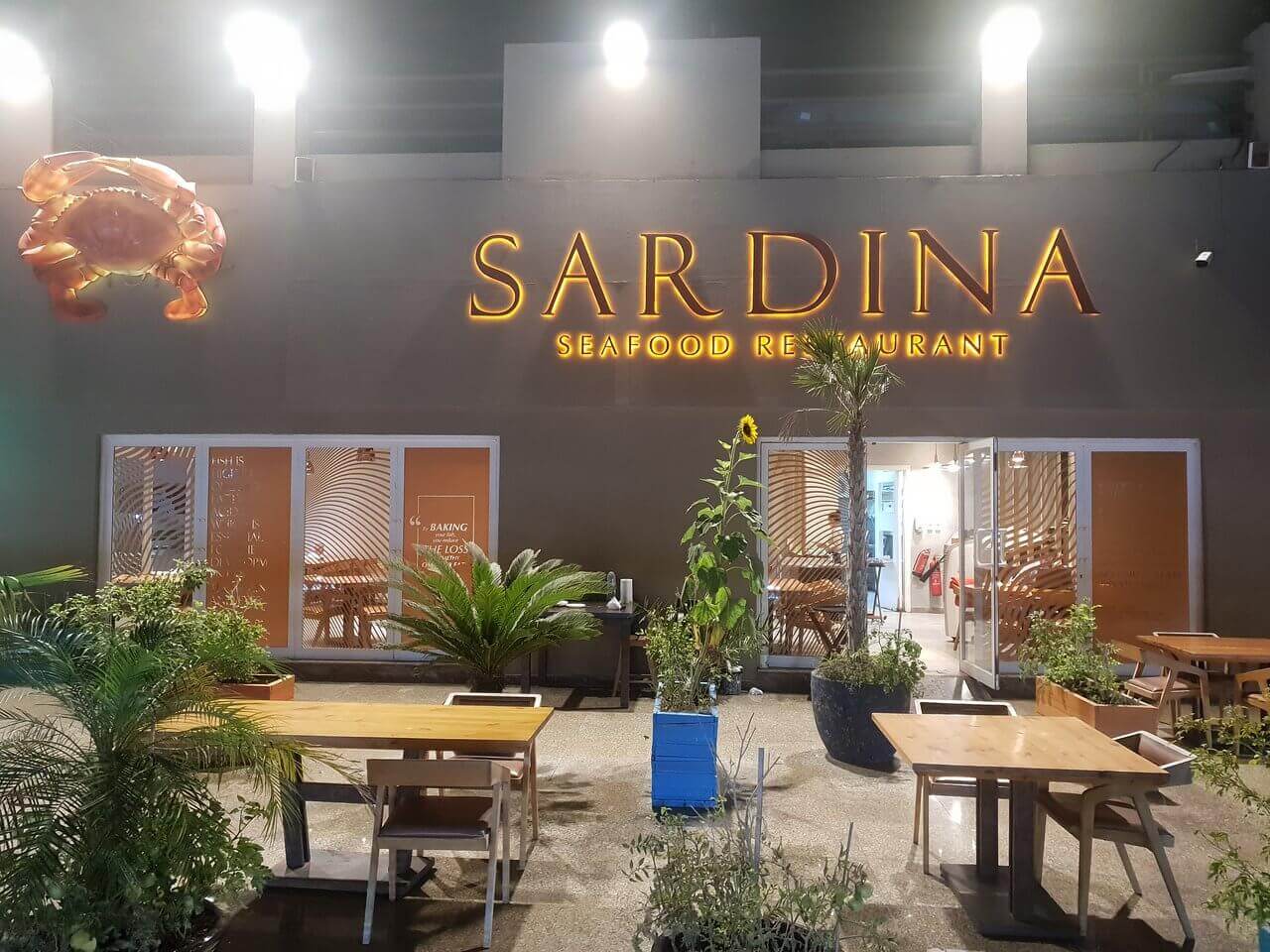 Sardina best seafood restaurants in Dubai