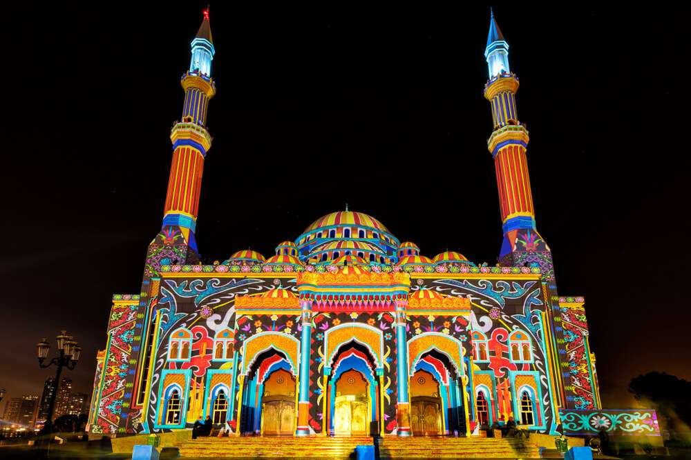 Sharjah Light Festival places to visit in sharjah for free