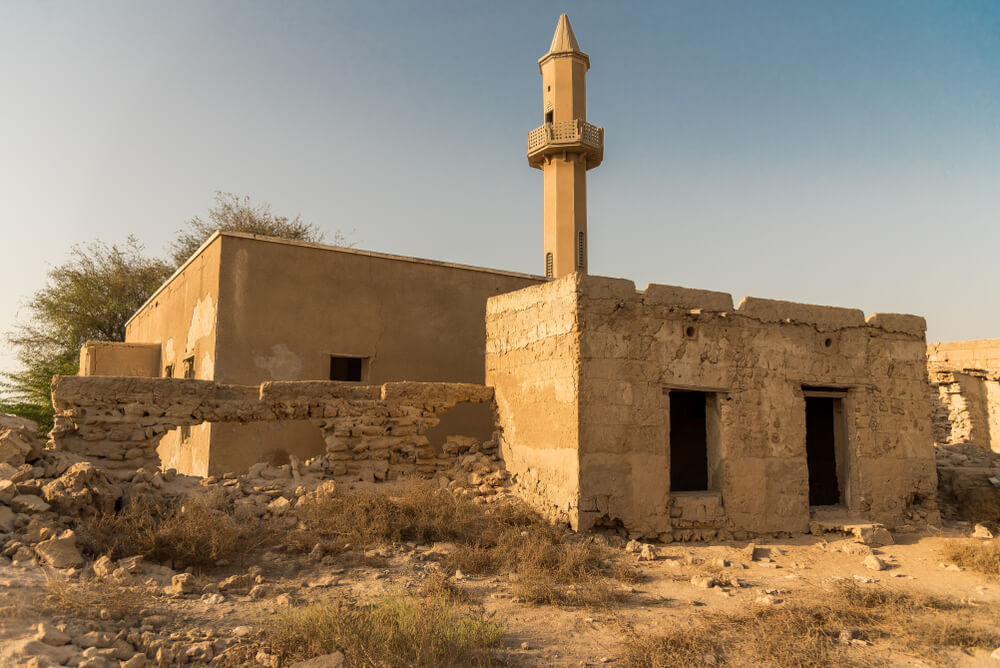 Ghost Town at Jazirat Al Hamra in Ras Al-Khaimah