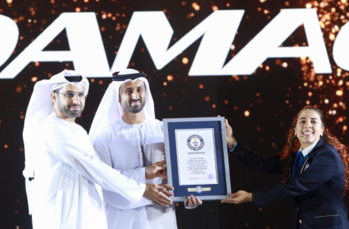 DAMAC Group in association with Skydive Dubai breaks Guinness record for highest altitude skydiving fireworks display