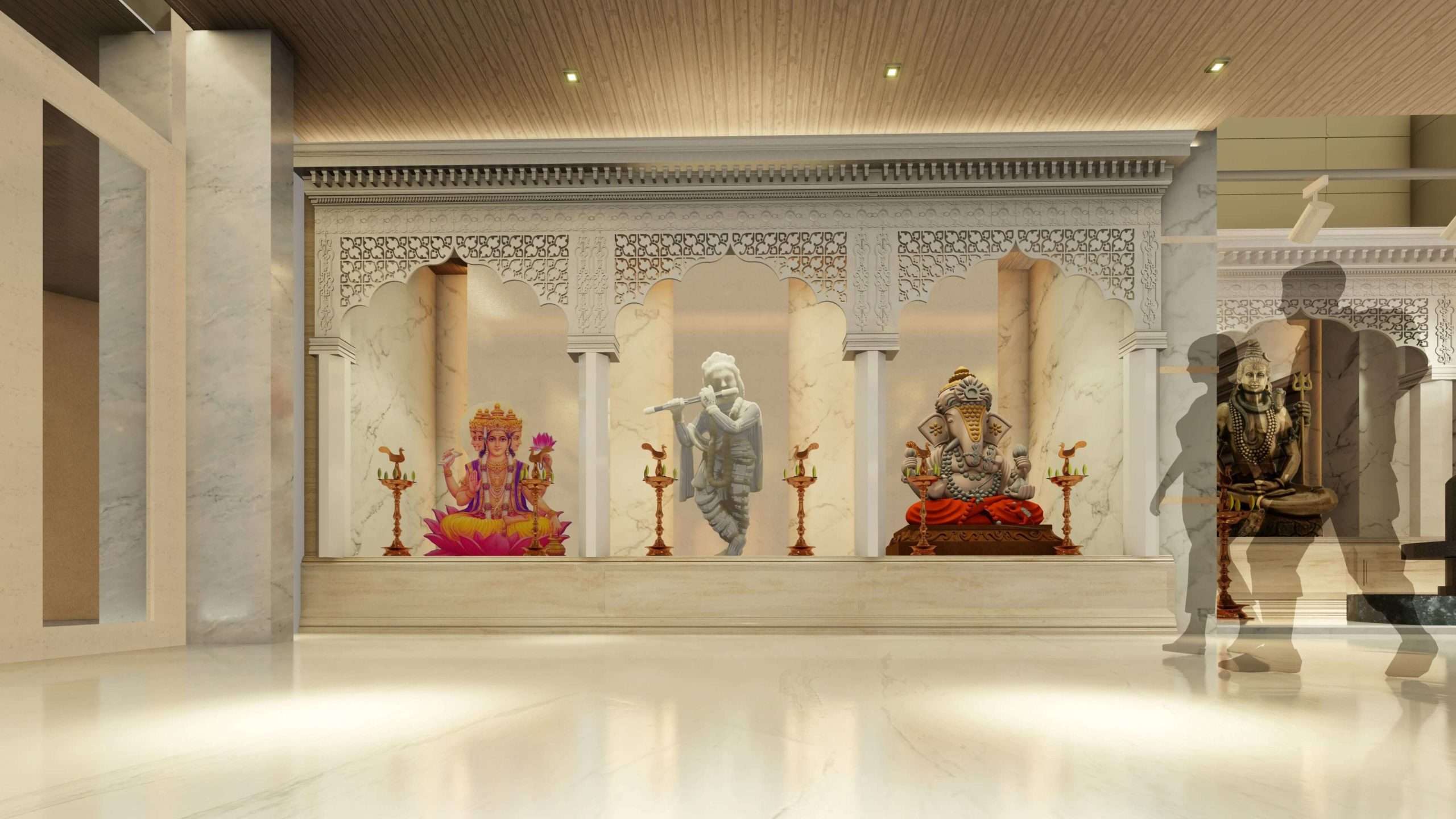 Ground Floor of new hindu temple
