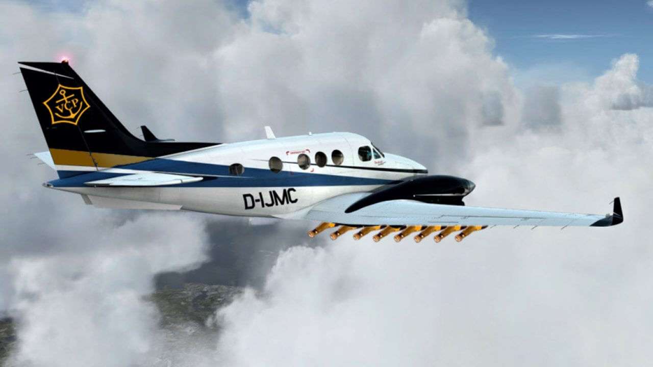 Cloud Seeding Using Aircraft