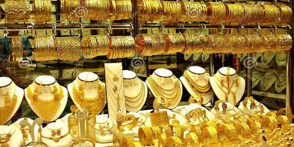 many purity degrees of gold jewellery available in the Abu Dhabi Gold souk