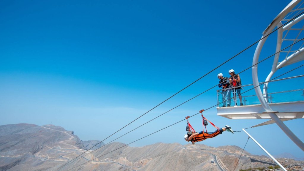 The World’s Longest Zip Line Is Located in Ras Al Khaimah