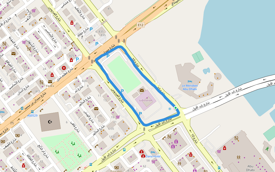Map of Abu Dhabi Mall