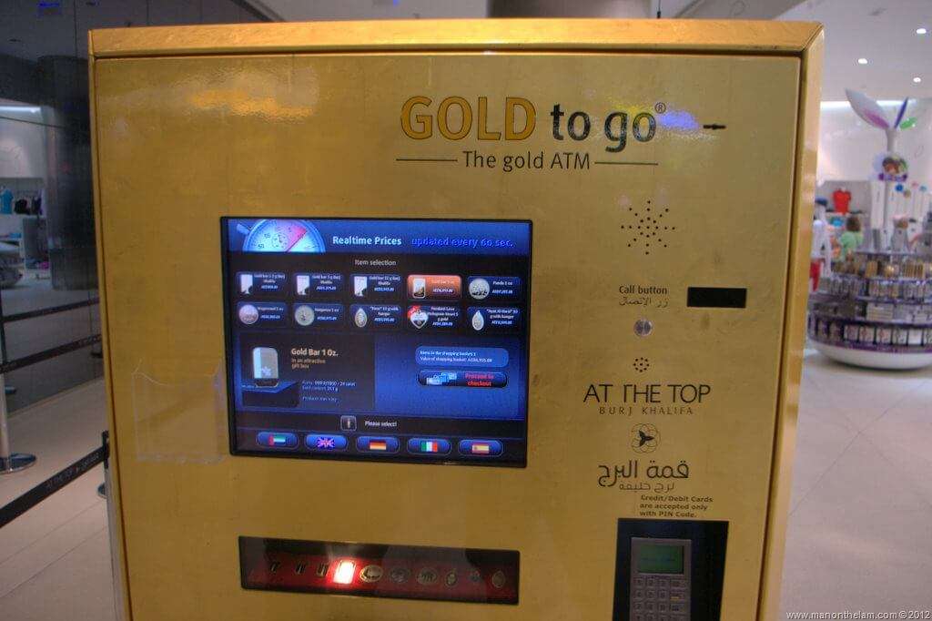 Gold Bar Dispensing ATMs in Abu Dhabi