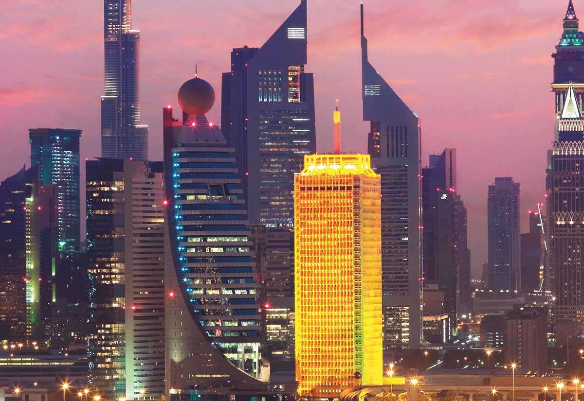Dubai World Trade Centre, also known as Sheikh Rashid Tower