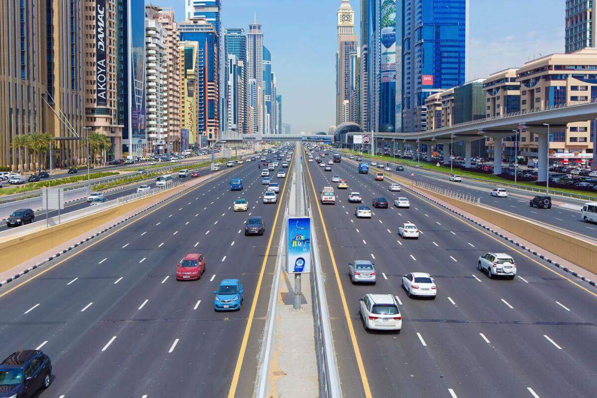Sheikh Zayed Road in UAE