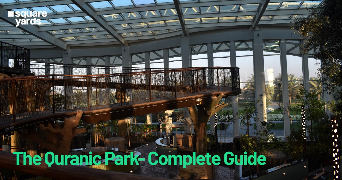 The Quranic Park Dubai - Islamic art and architecture with lush greenery