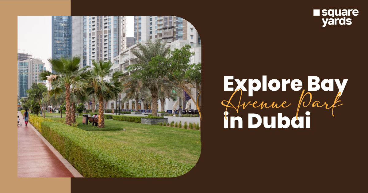 Bay Avenue Park in Dubai